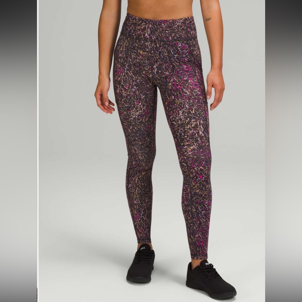 Lululemon women’s Invigorate High-Rise Topography Multi leggings